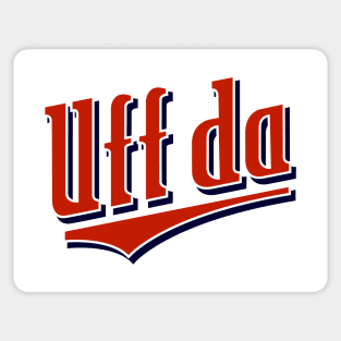 Uff da Twins Alternate Sticker